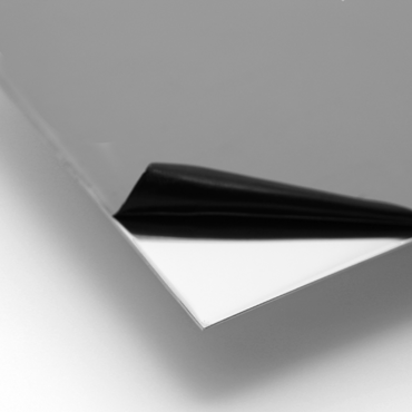 [ALU-1050-F-20101] Aluminium plaat EN AW-1050A H14/H24 met folie 2000x1000x1