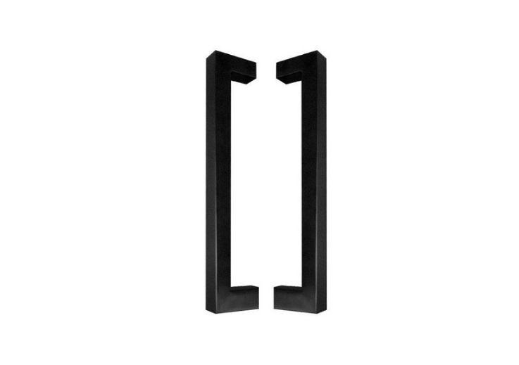 [TIR410540] Deurgreep U90°K01 30/30 - aluminium gepoedercoat RAL - paar
