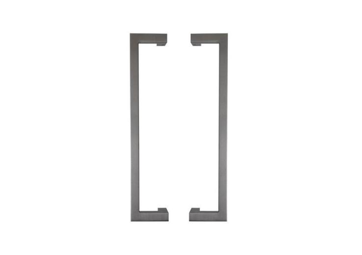 [TIR411210] Deurgreep DK 01 30/30 - aluminium gepoedercoat RAL - paar (411210)