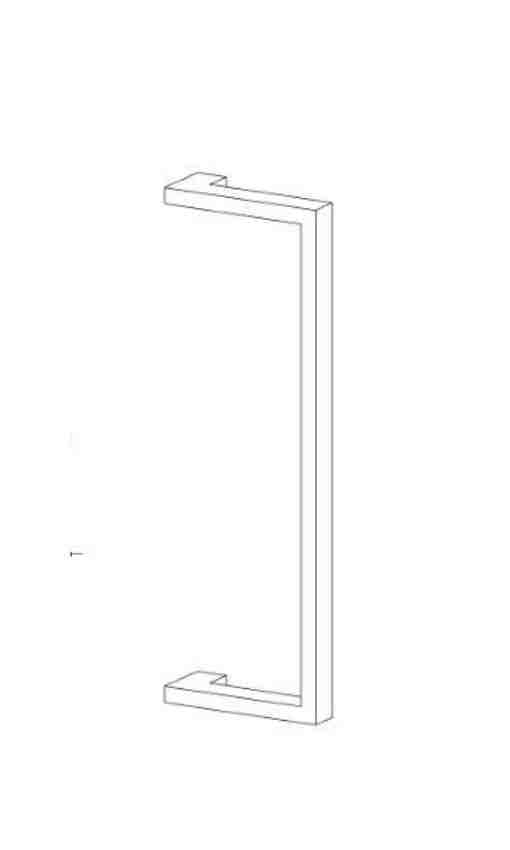 [TIR411230] Tirant de porte DK 02 20/40 - aluminium thermolaqué RAL - paire (411230)