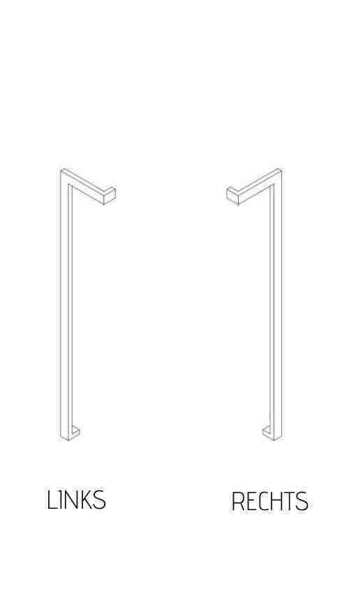 [TIR411271.RE] Tirant de porte DK 06 40/20 - aluminium thermolaqué RAL - pièce - droite (411271.RE)