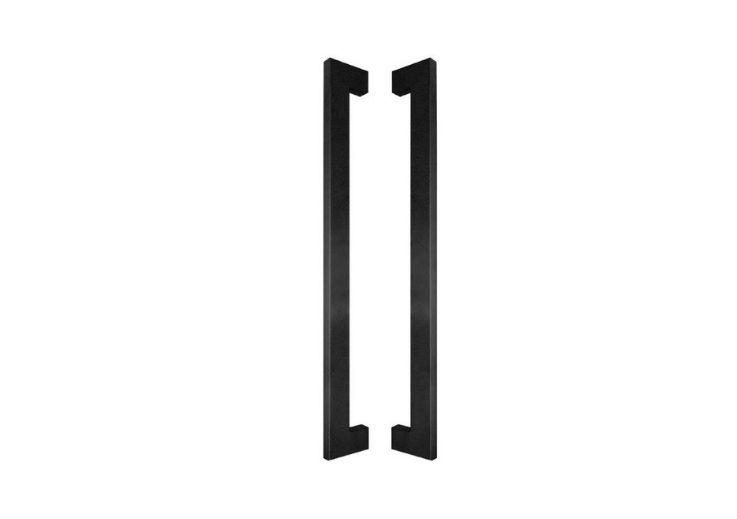 [TIR411560] Deurgreep U90°K02 20/40 - aluminium gepoedercoat RAL - paar