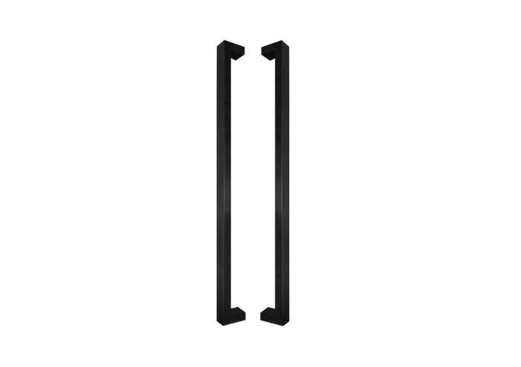 [TIR411840] Deurgreep U90°K03 40/20 - aluminium gepoedercoat RAL - paar