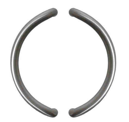 [TIR300312] Tirant de porte HR Ø25 - inox AISI 316 brossé mat - paire - standard - entraxe 300 mm
