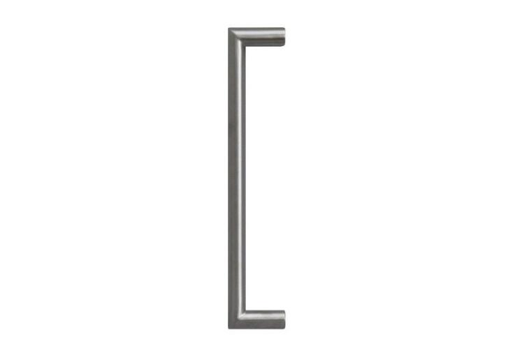 [TIR302250] Tirant de porte U90° Ø32 - inox AISI 316 laqué RAL 9005 structuré - pièce - standard - entraxe 300 mm (302250)